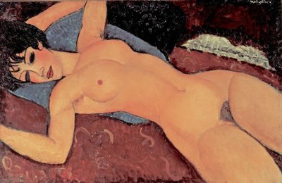 Nudo femminile rosso da Amedeo Modigliani